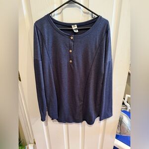 NWOT Sew In Love Navy Blouse Size 2X